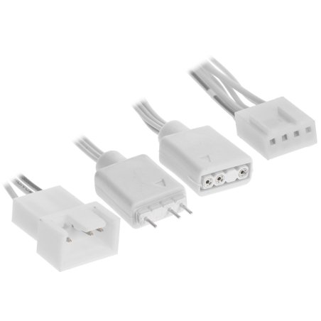 Вентилятор Powercase M52-12W ARGb White 120x120x25мм (PWM, 100шт./кор, 4pin PWM (M+F)+ 3pin ARGb (M+F), 600-1800±10% об/мин) Bulk