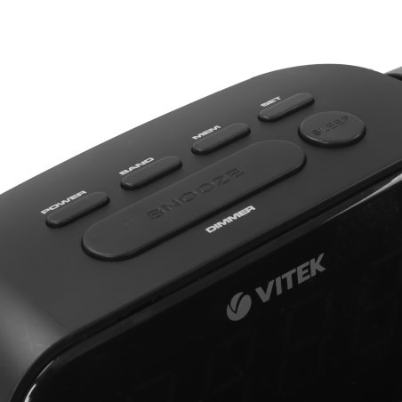 Радиочасы Vitek VT-6611(BK) FM 87,5-108,0 МГц, AM 522-1620 KГц.Размер дисплея	0,9 дюйм.