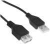 Кабель Гарнизон Кабель удлинитель USB 2.0, AM/AF, 1м, пакет (GCC-USB2-AMAF-1M)