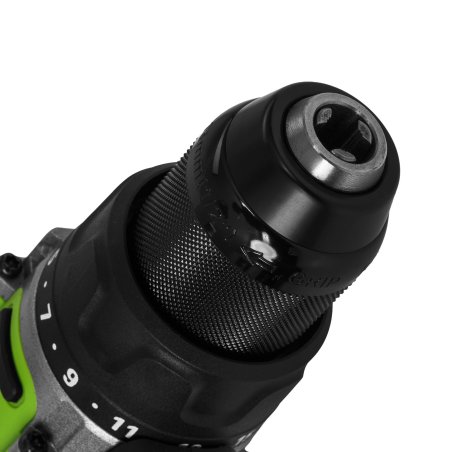 Дрель-шуруповерт аккумуляторная Greenworks GD24DD90 24V, 90 Нм, бесщеточная, 45/90Нм,2х4Ач,ЗУ,кор 3707507CUD