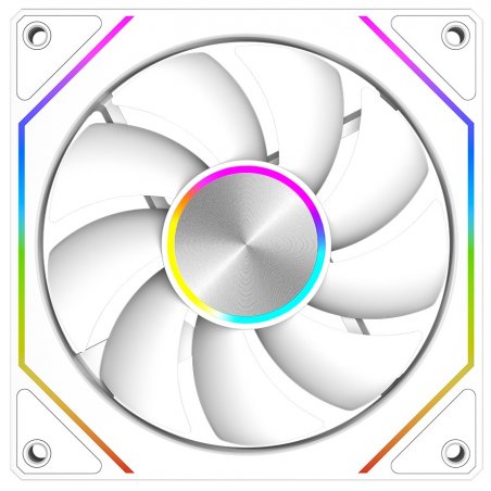 Вентилятор для корпуса Case Cooler PCCooler FG120 ARGb BK (120x120x25мм, 4-pin PWM, ARGb, 54CFM, 28.4dBA, 1800RPM, черный)