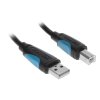 Кабель Vention USB 2.0 AM/BM - 8м. Черный Кабель Vention USB 2.0 AM/BM - 8м. Черный