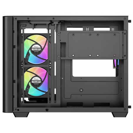 Компьютерный корпус Ocypus Iota C50 BK Curve ARGB Digital mATX без БП (Iota-C50-BKD300CD-GL)