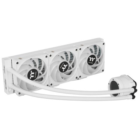 Система жидкостного охлаждения Thermaltake MAGFloe 360 Ultra ARGB Soc-AM5/AM4/1200/1700/1851 черный 4-pin 30.6dB Al+Cu LCD Ret (CL-W432-PL12SW-A)