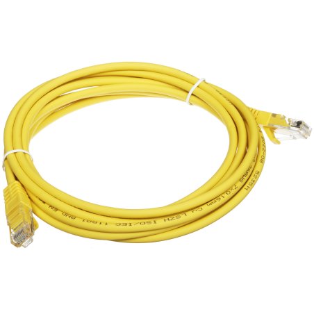 Патч-корд Suprlan 10-0164 UTP RJ-45 вил.-вилка RJ-45 cat.5e 3м желтый LSZH 24AWG