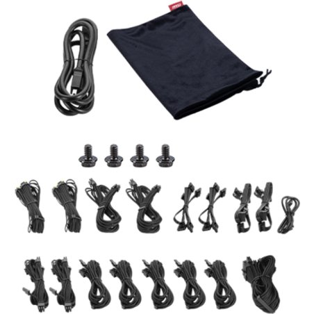 Блок питания ПК MSI MEG Ai1600T PCIE5, 1600W, 80 PLUS Titanium, полностью модульный, ATX 3.1, PCIE5.1, RTL