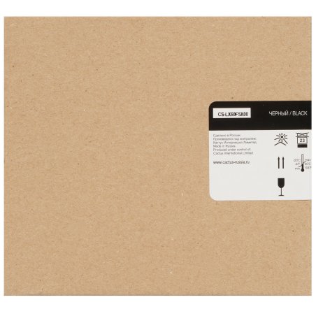 Картридж лазерный Cactus CS-LX60F5X00 60F5X00 черный (20000стр.) для Lexmark MX510/MX511/MX611