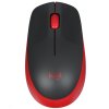 Мышь беспроводная Logitech M190 черный/красный, 1000 dpi, радиоканал, USB, кнопки - 3