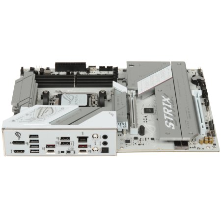 Материнская плата ASUS ROG STRIX B850-A GAMING WIFI, AM5, AMD B850, 4xDDR5, 2xSATA, 4xM.2, 1xPCIe 5.0 x16, 1xPCIe 4.0 x16, 1xPCIe x4, 1xDP, 1xHDMI, 1x2.5Gb LAN, 1xUSB-C 20Gbps, 1xUSB-C 10Gbps, 2xUSB-A 10Gbps, 4xUSB 5Gbps, 2xUSB-A 2.0, 3x3.5 мм, 7.1, ATX