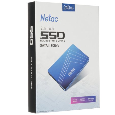 Накопитель SSD Netac N535S, 240Gb, 2.5", SATA-III, R/W 540/490