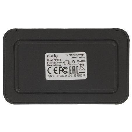 Коммутатор Cudy FS105D (L2) 5x100Мбит/с неуправляемый