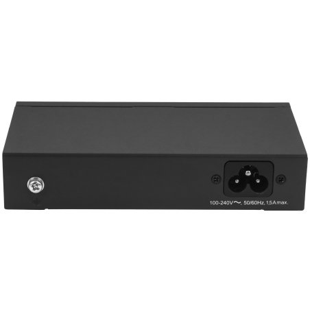 Коммутатор Unmanaged Switch 4x1000Base-T PoE, 1x1000Base-T, PoE Budget 60W, Long-range PoE up to 250m, metal case