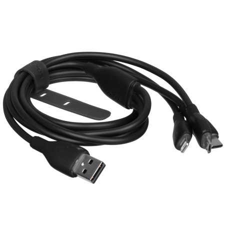 Baseus Ultra-Fast One-for-Three Fast Charging Cable USBAtoM+L+C 3.5A 1.3Cosmic Black P10376303121-00