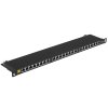 Патч-панель Lanmaster LAN-PPC24S6 19" 0.5U 24xRJ45 кат.5E STP
