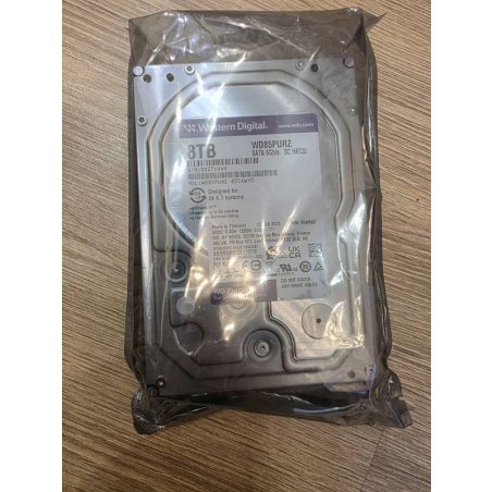 Жесткий диск HDD Western Digital 8Tb 7200rpm SATA-III 256Mb 3.5" Surveillance Purple Pro