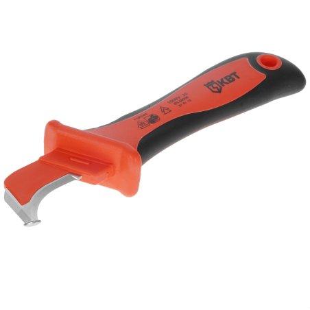 Нож КВТ НМИ-01Амонтерский для работы под напряжением до 1000в прозрачный защитный чехол