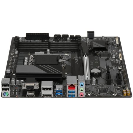 Материнская плата Gigabyte B760M DS3H GEN5 Soc-1700 Intel B760 4xDDR5 mATX AC`97 8ch(7.1) 2.5Gg RAID+VGA+HDMI+DP