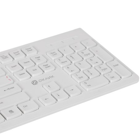 Клавиатура проводная Oklick 120M, USB, черный