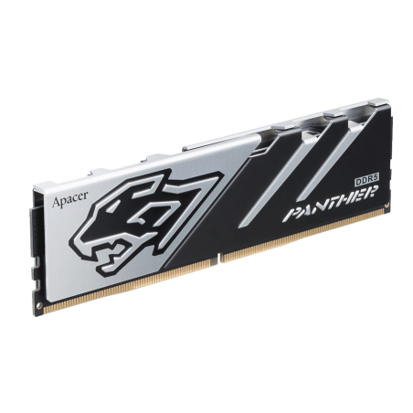 Оперативная память Apacer Panther, DDR5, 32GB (2x16GB), 6000 MHz, CL40, с радиатором