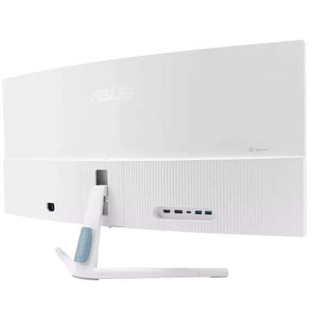 Монитор 34" ASUS VU34WCIP-W VA 3440x1440, 100 Гц, 1 мс, 21:9, 300 кд/м², HDMI 2.0, DP 1.4, USB-C (65 Вт), 3.5 Jack, USB Hub (4x USB 3.0), HDR10, изогнутый экран (1500R), динамики (2x2 Вт), белый