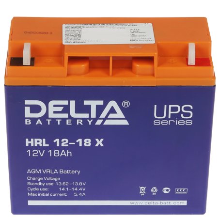 Батарея Delta HRL 12-18 X (17.8 А\ч, 12В) свинцово- кислотный аккумулятор