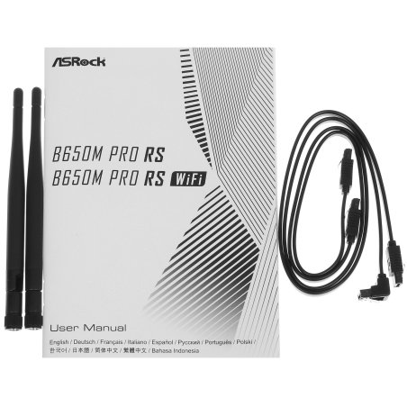 Материнская плата ASRock B650M PRO RS, AM5, AMD B650, 4xDDR5, 4xSATA, 3xM.2, 1xPCIe 4.0 x16, 1xPCIe 3.0 x4, 1xDP, 1xHDMI, 1x2.5Gb LAN, 1xUSB-C 10Gbps, 1xUSB-A 10Gbps, 2xUSB-A 5Gbps, 4xUSB-A 2.0, 3x3.5 мм, 7.1, mATX