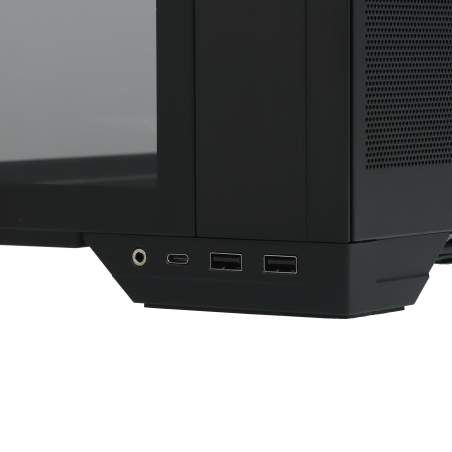 Компьютерный корпус Lian-Li O11 Vision Compact черный без БП ATX 8x120mm 2x140mm 2xUSB3.0 audio
