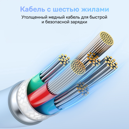 Baseus Pudding Series Fast Charging Cable Type-C to Type-C 100W 2m Galaxy Blue