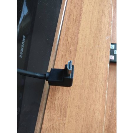Кабель Telecom TCG256-1.5M HDMI-HDMI ver 2.1 8K@60Hz угол 90град 1.5м, медь