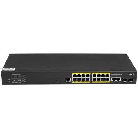 Коммутатор Cudy GS2018PS2-200W (L2) 16x1Gbит/с 2SFP 16PoE+ 200W управляемый