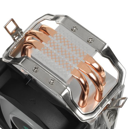 Кулер для процессора DEEPCOOL AG300 LED, 92 мм, алюминий/медь, 3050 об/мин, 30.5 дБ, 4 pin, 150 Вт, 129 мм