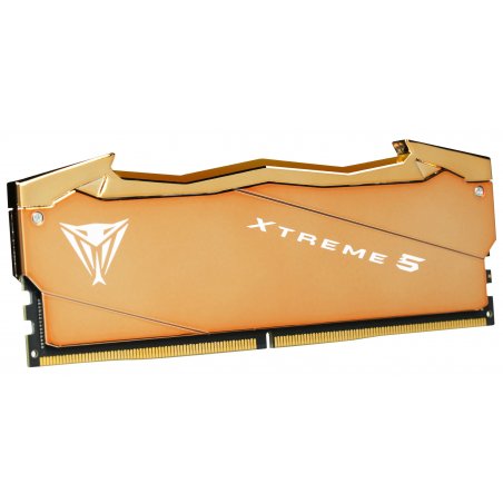 Оперативная память Patriot Viper Xtreme 5 Aurum, DDR5, 32GB (2x16GB), 8000 MHz, CL38, с радиатором, золотистый