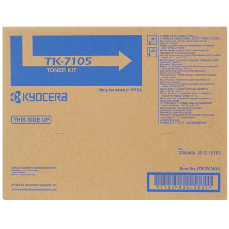 Картридж лазерный Kyocera TK-7105 (1T02P80NL0) черный для TASKalfa 3010i 20000 стр.