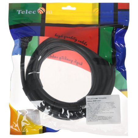 Кабель HDMI 19M/M,ver. 2.1, 8K@60 Hz 4.5m Telecom <TCG255-4.5M>