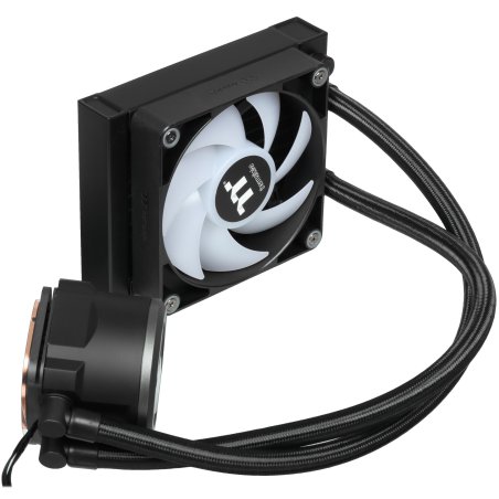 Система водяного охлаждения Thermaltake TH420 V2 ARGb Soc-AM5/AM4/1151/1200/1700 черный 4-pin 34.7dB Al+Cu Ret (CL-W376-PL14SW-A)