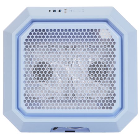 Компьютерный корпус Thermaltake The Tower 300 Hydrangea голубой без БП miniITX 8x120мм 6x140мм 2xUSB 3.0 audio bott PSU