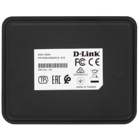 Коммутатор D-Link DGS-1005A Unmanaged Switch 5x1000Base-T, plastic case