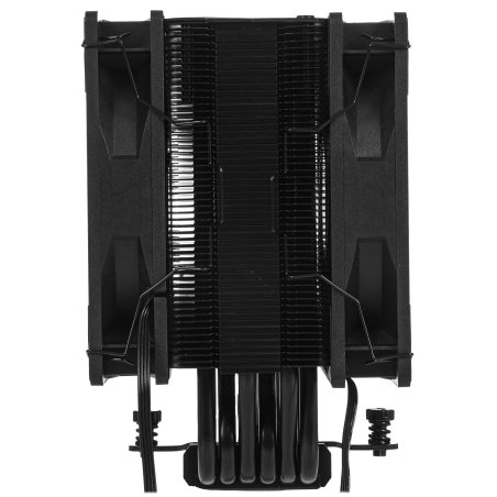 Кулер для процессора Thermalright Burst Assassin 120 SE черный/серебристый (4-pin PWM, 148мм, Al/Cu, 6x6мм, 1x120мм, 66.17CFM, 25.6dBA, 1550RPM, S: 1851/1700/1200/115X, AM5/AM4)