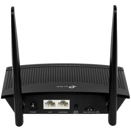 Роутер беспроводной TP-Link TL-MR100 N300 10/100BASE-TX/4G(3G) cat.4 черный