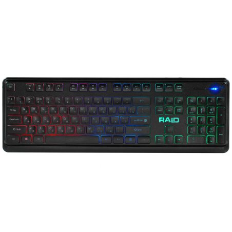 Клавиатура проводная Defender Raid GK-778DL, USB, черный