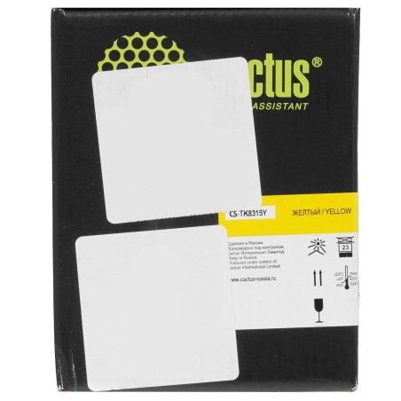 Картридж лазерный Cactus CS-TK8315Y желтый (6000 стр.) для Kyocera FS-Taskalfa-2550CI