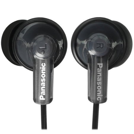 Наушники вкладыши Panasonic RP-HJE120 1.1м черный проводные в ушной раковине (RP-HJE120EEK)