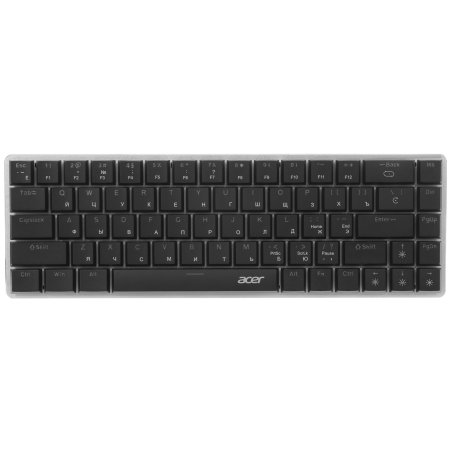 Клавиатура проводная Acer OKW302 (ZL.KBDCC.01C), USB, серебристый