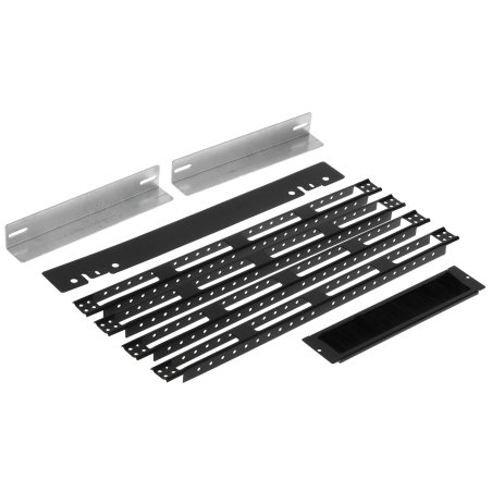Шкаф телекоммуникационный настенный Hyperline TWB, 19", 6U, 367х600х450 мм (ВхШхГ), дверь: металл, разборный, черный
