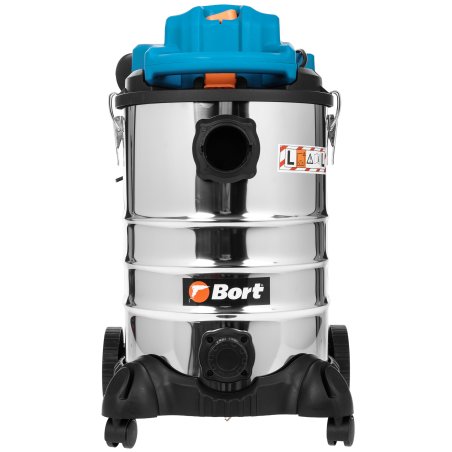 Строительный пылесос Bort BSS-1230-Duo 1200Вт (уборка: сухая/влажная) синий