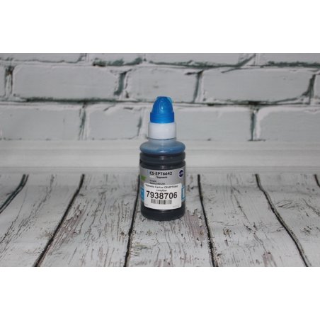 Чернила Cactus CS-EPT6642 голубой 100 мл для Epson L100/L200