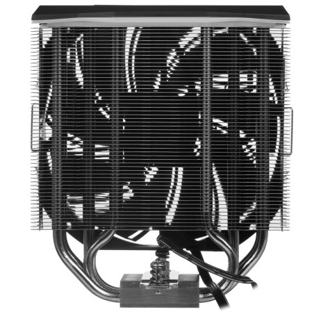 Кулер для процессора DEEPCOOL AS500 черный, 140 мм, алюминий/медь, 1200 об/мин, 26 дБ, 4 pin, 220 Вт, 164 мм