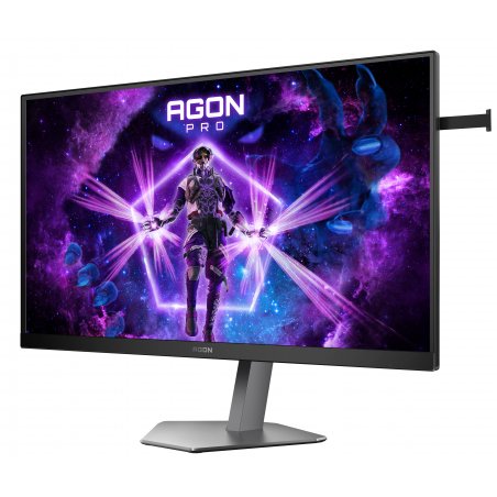 Монитор 24.1" AOC AGON PRO AG246FK6 TN 1920x1080, 540 Гц, 0.5 мс, 16:9, 400 кд/м², 2xHDMI 2.0, DP 1.4, 3.5 Jack, USB Hub (4x USB), HDR10, FreeSync Premium, черно-серый
