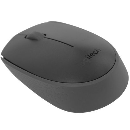 Мышь беспроводная Logitech M171 черный/серый, 1000 dpi, радиоканал, USB, кнопки - 3