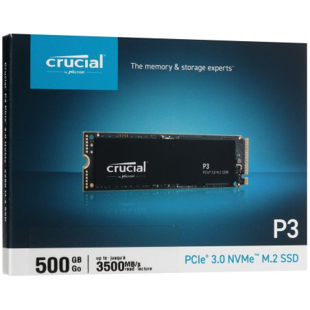 Накопитель SSD Crucial P310 500GB PCIe Gen4 NVMe 2280 M.2 SSD CT500P310SSD8